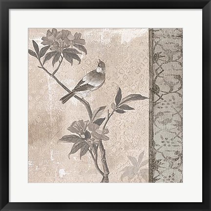 Framed Chinoiserie II Print