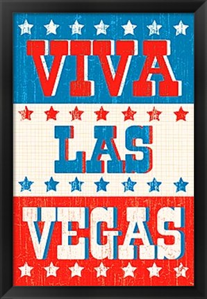 Framed Viva Las Vegas Print