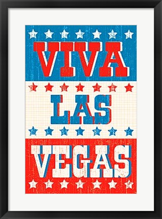 Framed Viva Las Vegas Print