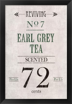 Framed Earl Grey Tea Print