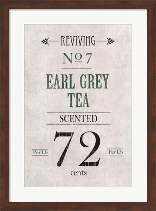 Framed Earl Grey Tea Print