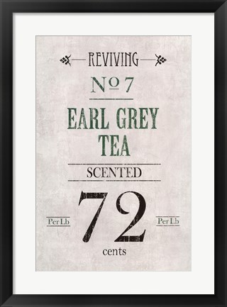 Framed Earl Grey Tea Print