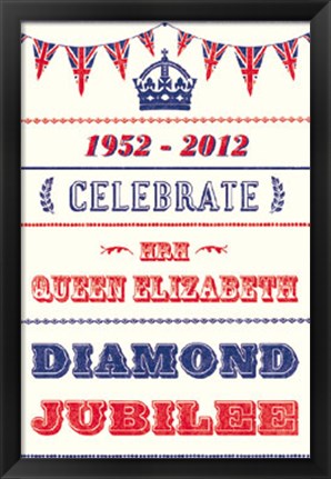 Framed Jubilee Vintage Print