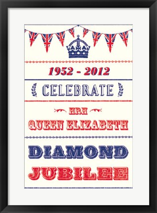 Framed Jubilee Vintage Print