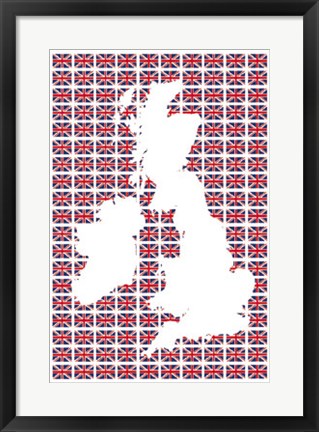 Framed Union Flags I Print