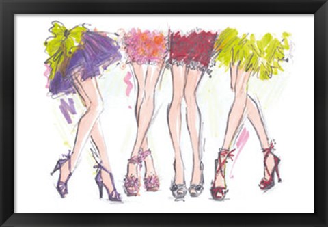 Framed Party Legs Print