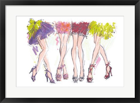 Framed Party Legs Print