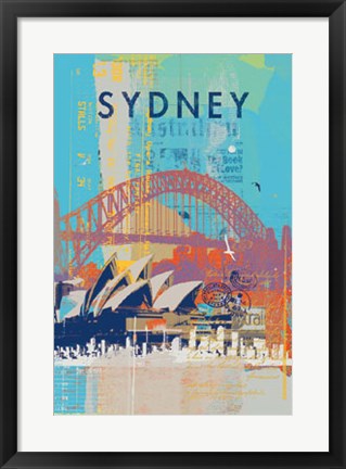 Framed Cities V Print