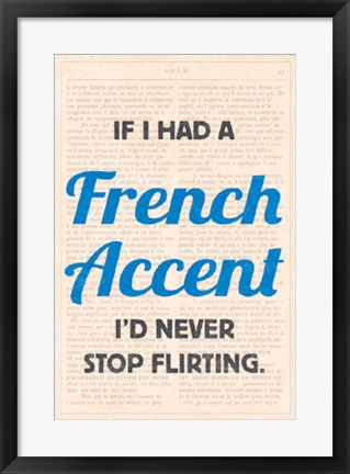 Framed Accents II Print