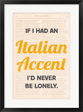 Framed Accents IV Print