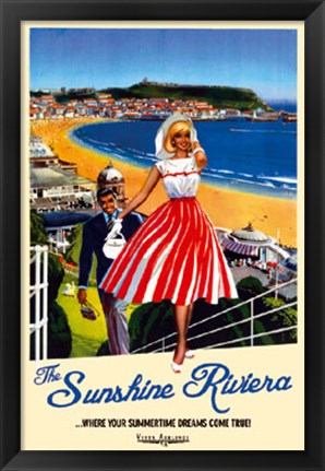 Framed Sunshine Riviera Print