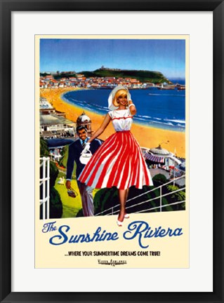 Framed Sunshine Riviera Print