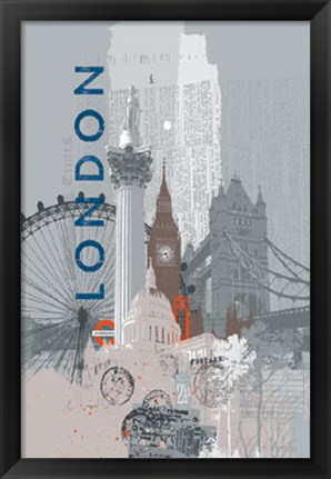 Framed Travel Mono II Print