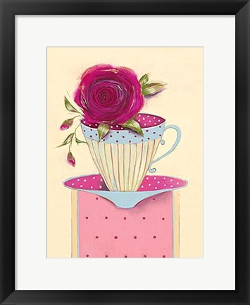 Framed English Rose Print