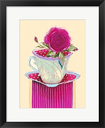 Framed Tea Rose Print