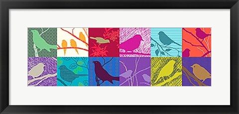 Framed Birdland II Print