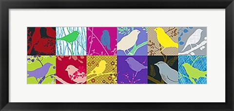 Framed Birdland III Print