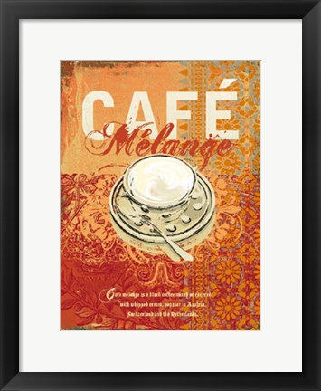 Framed Cafe Melange Print