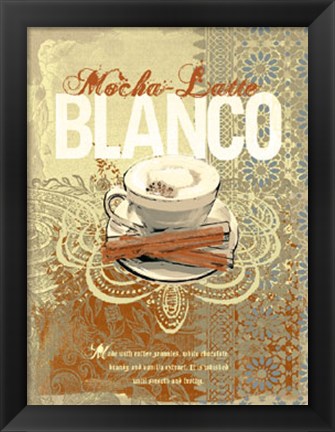 Framed Cafe Blanco Print