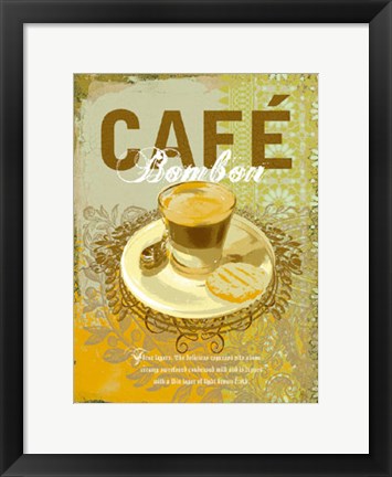 Framed Cafe Bombon Print