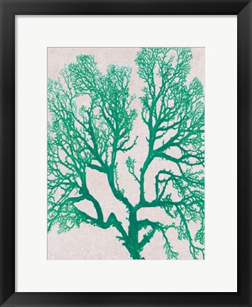 Framed Emerald Sea II Print