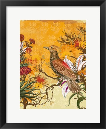 Framed Chinoiserie II Print