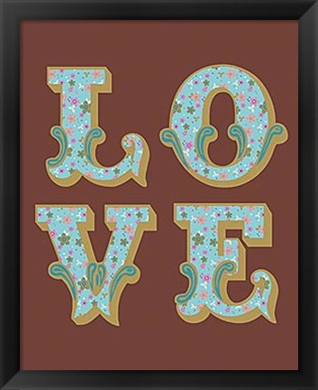 Framed Love I Print