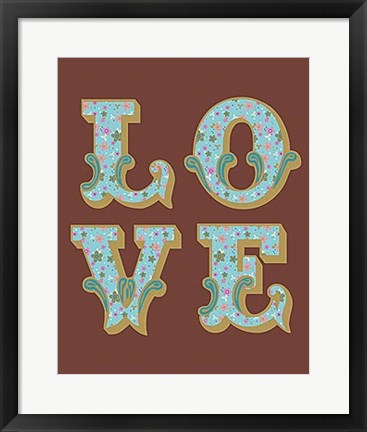 Framed Love I Print