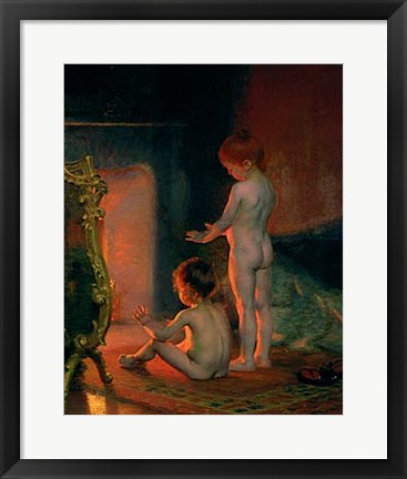 Framed After The Bath, 1890 Print