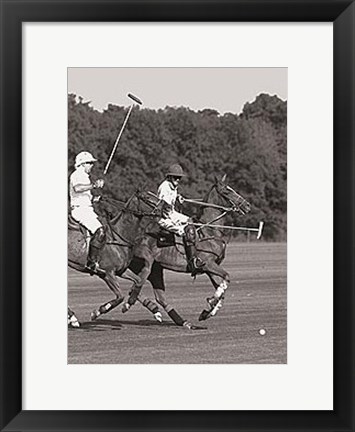 Framed Polo In The Park IV Print