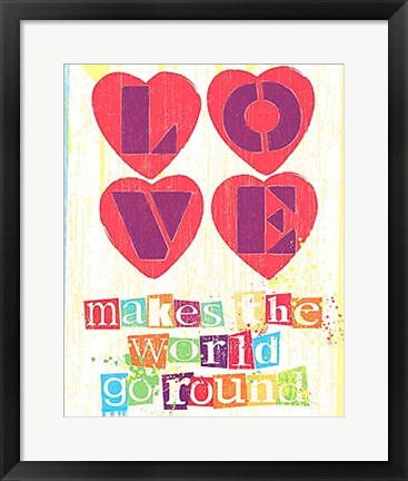 Framed Must Be Love I Print