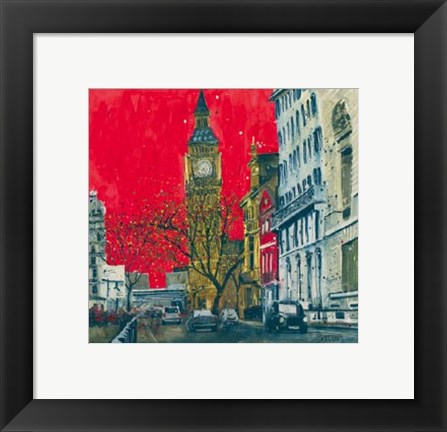 Framed End of the Week, Westminster, London Print