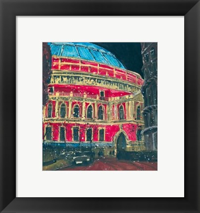 Framed Late Night Performance, Royal Albert Hall, London Print