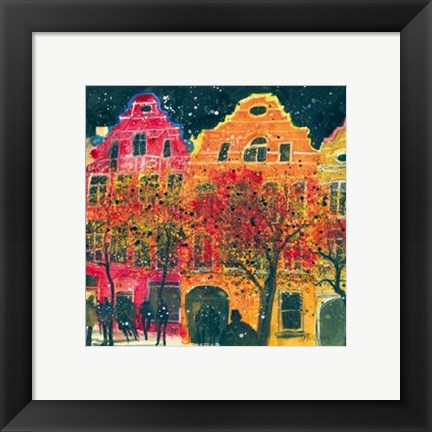 Framed Gable Ends, Brussels Print