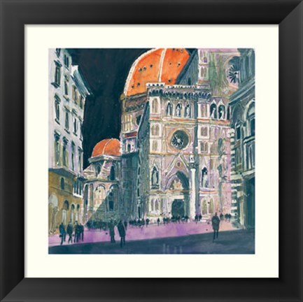 Framed Santa Maria del Fiore, Florence Print