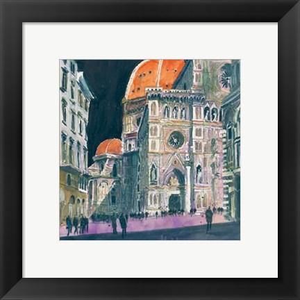 Framed Santa Maria del Fiore, Florence Print