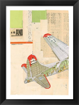 Framed Model Plane 4 Print