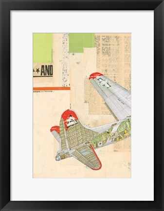 Framed Model Plane 4 Print