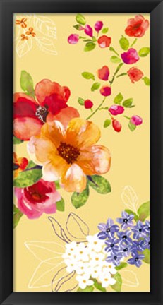 Framed Fusion Flowers II Print