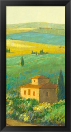 Framed Tuscan Landscape II Print