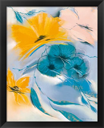 Framed Saffron II Print