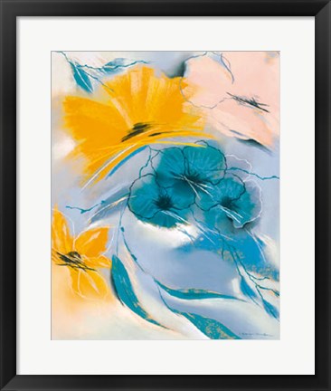 Framed Saffron II Print