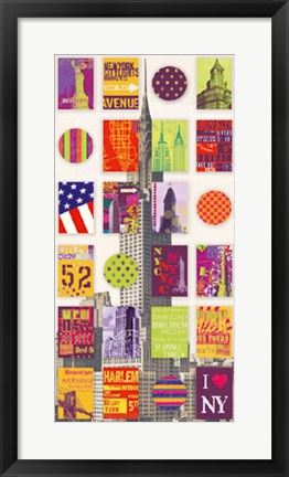 Framed New York Break Print