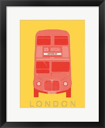 Framed London Transport II Print