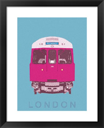 Framed London Transport III Print