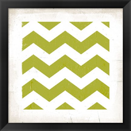 Framed Chevron I Print