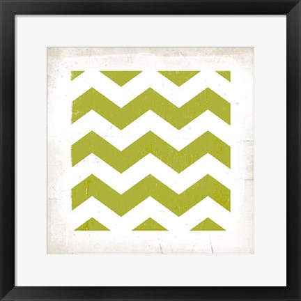 Framed Chevron I Print