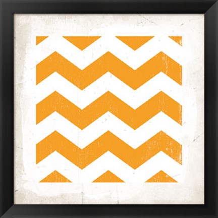 Framed Chevron II Print