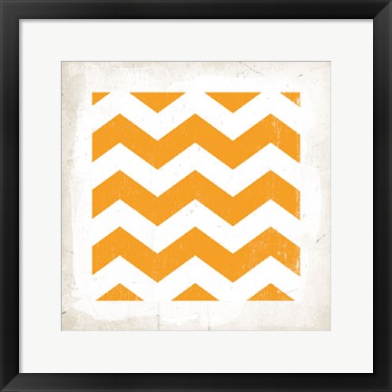 Framed Chevron II Print