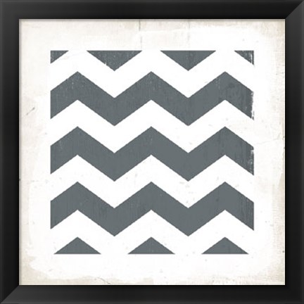 Framed Chevron III Print